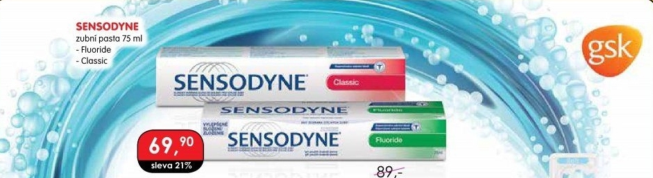 Pasta na zuby Fluoride Sensodyne