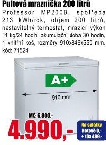 Pultový mrazící box Professor MP200B