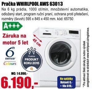 Pračka Whirlpool AWSX 63013