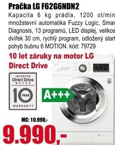 Pračka LG F62G6NDN2