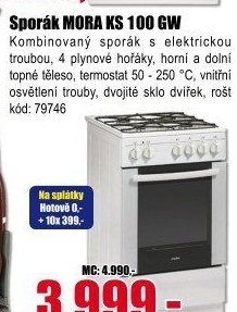 Kombinovaný sporák Mora KS 100 GW