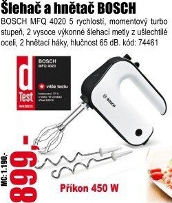 Šlehač Bosch MFQ 4020