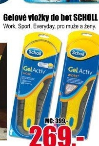 Gelové vložky do bot Scholl