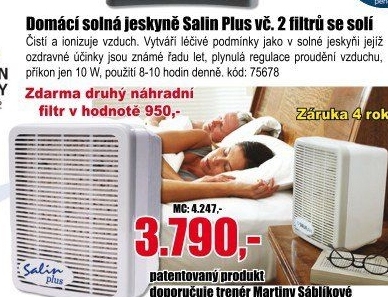 Domácí solná jeskyně Salin Plus