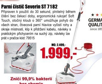 Parní čistič Severin ST 7182