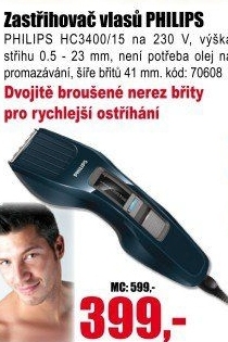 Zastříhávač vlasů Philips