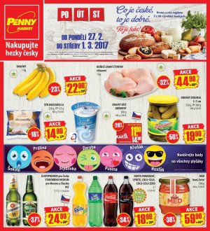 akční leták Penny Market 27.2.2017-1.3.2017