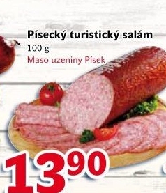 Salám turistický Maso uzeniny Písek