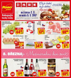 akční leták Penny Market 2.3.2017-5.3.2017