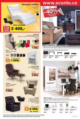 akční leták Sconto nábytek 1.3.2017-21.3.2017