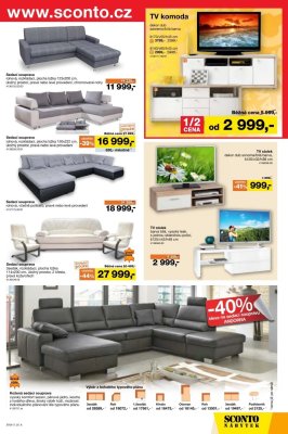 akční leták Sconto nábytek 1.3.2017-21.3.2017