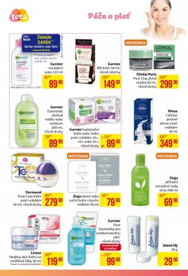 akční leták Teta drogerie 2.3.2017-11.3.2017
