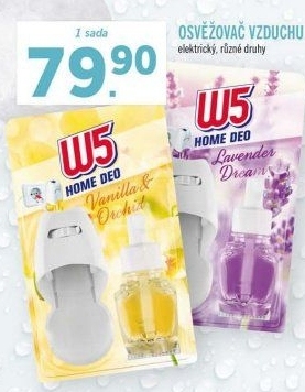 Osvěžovač vzduchu elektrický W5