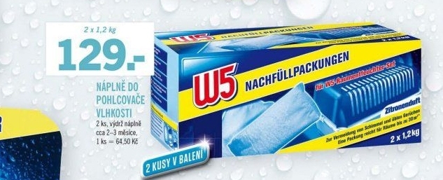 Pohlcovač vlhkosti W5 - náplň - Lidl akcniletaky.com