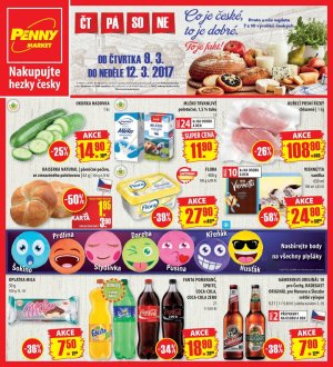 akční leták Penny Market 9.3.2017-12.3.2017