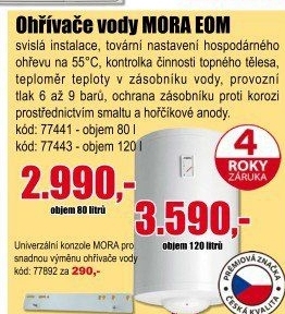 Ohřívač vody Mora EOM