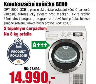 Sušička Beko DPY8506GXB1