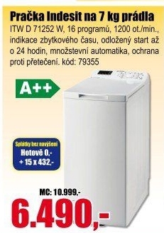 Pračka Indesit ITW D 71252 W