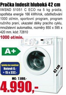 Pračka Indesit IWSND 51051 C ECO