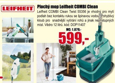 Mop set Combi clean Twist Leifheit