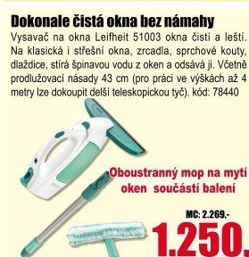 Vysavač na okna Window Cleaner Leifheit