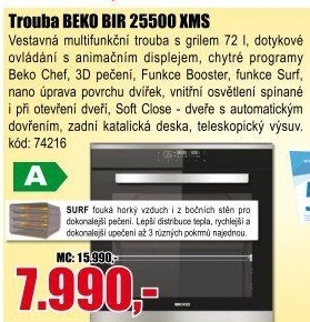 Vestavná trouba Beko BIR 25500 XMS