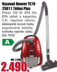 Vysavač Hoover TE70 TE25011