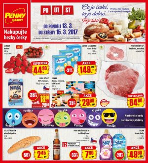 akční leták Penny Market 13.3.2017-15.3.2017