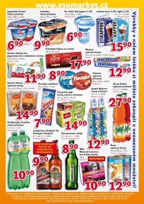 akční leták ESO MARKET 15.3.2017-26.3.2017