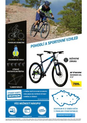 akční leták Decathlon 20.3.2017-30.4.2017