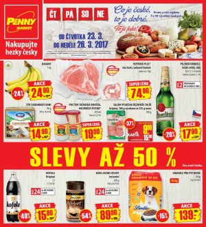 akční leták Penny Market 23.3.2017-26.3.2017