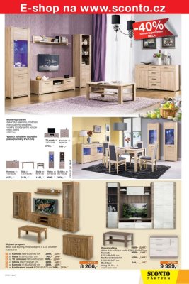 akční leták Sconto nábytek 22.3.2017-4.4.2017