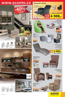 akční leták Sconto nábytek 22.3.2017-4.4.2017