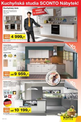 akční leták Sconto nábytek 22.3.2017-4.4.2017
