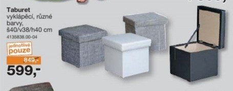 Taburet Gabi - Sconto nábytek akcniletaky.com