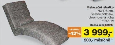 Relaxační lehátko Chicago