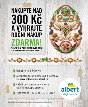 akční leták Albert 27.3.2017-25.4.2017