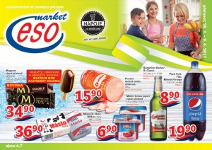 akční leták ESO MARKET 29.3.2017-9.4.2017