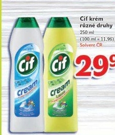 Krémový čistič Cif Cream