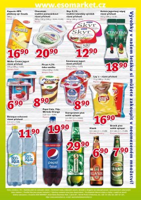 akční leták ESO MARKET 29.3.2017-9.4.2017