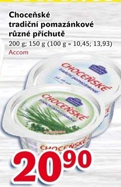 Tradiční pomazánkové Choceňské