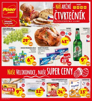 akční leták Penny Market 30.3.2017-2.4.2017