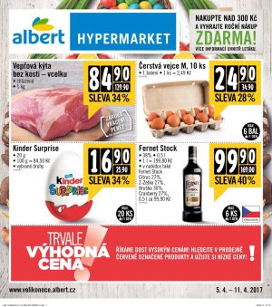 akční leták Albert 5.4.2017-11.4.2017