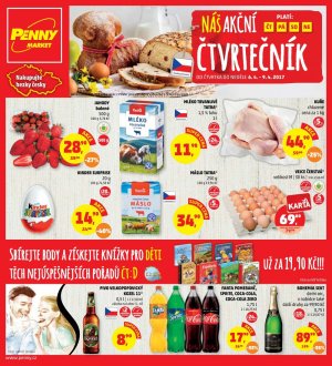 akční leták Penny Market 6.4.2017-9.4.2017