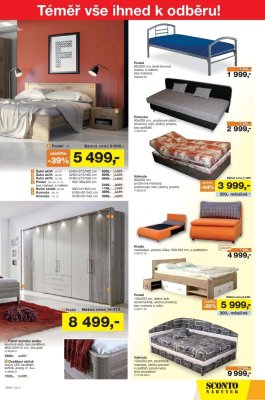 akční leták Sconto nábytek 5.4.2017-25.4.2017
