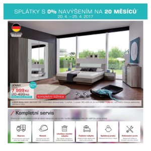 akční leták Jena nábytek 5.4.2017-25.4.2017