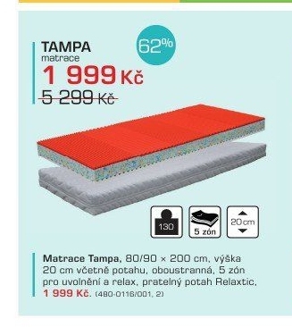 Matrace Tampa