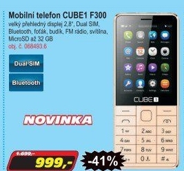 Mobilní telefon F300 Dual Sim Cube1