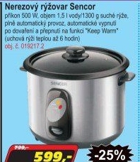 Rýžovar Sencor SRM 1550 SS