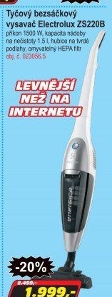 Tyčový vysavač Electrolux ZS220B